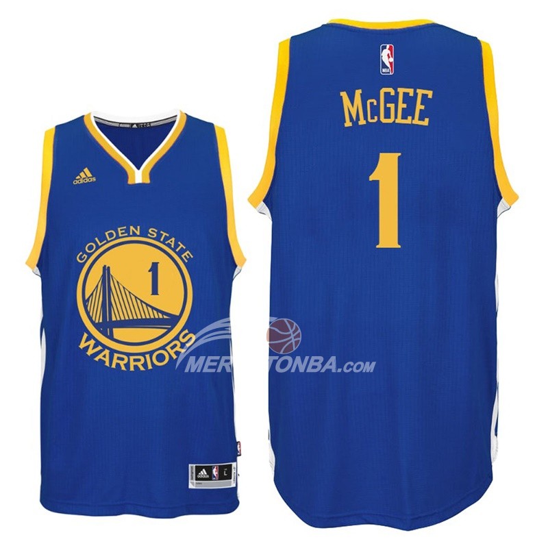 Maglia NBA McGee Golden State Warriors Azul
